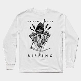 Death Comes Ripping - the colorless edition Long Sleeve T-Shirt